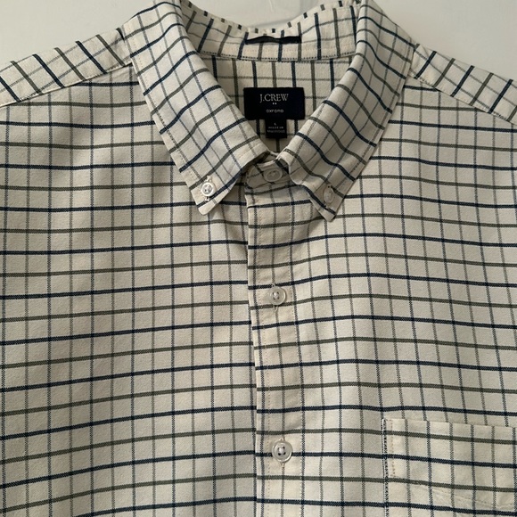 JCrew windowpane button up - Picture 1 of 7